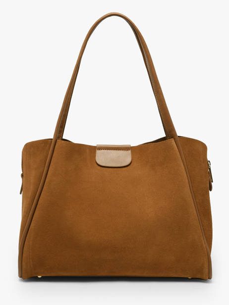 Schoudertas Suede Ida Lancaster Bruin suede ida 102 ander zicht 3